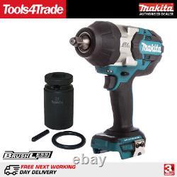 Makita DTW1002Z 18V 1/2 Brushless Impact Wrench Body with 21mm Impact Socket