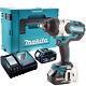 Makita Dtw1002z 18v Brushless Impact Wrench + 2 X 5.0ah Batteries Charger & Case