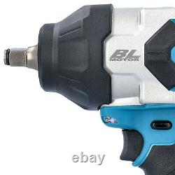 Makita DTW1002Z 18V Brushless Impact Wrench With 2 x 5Ah Batteries & Charger