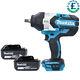 Makita Dtw1002z 18v Brushless Impact Wrench With 2 X 6ah Batteries