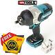 Makita Dtw1002z 18v Brushless 1/2in Impact Wrench With Free Tape Measures 5m