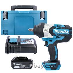 Makita DTW1002 18V Brushless Impact Wrench With 1 x 6.0Ah Battery, Charger &