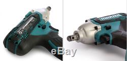 Makita DTW190Z Impact Wrench 18V 1/2 M8-M16 190Nm 3.3lb 2300Rpm 176mm Bare Tool