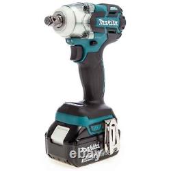 Makita DTW285RTJ 18V Brushless 1/2 Impact Wrench 2 x 5Ah Battery Charger & Case