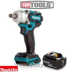 Makita DTW285Z 18V Brushless 1/2 Impact Wrench Body With 1 x 5Ah Battery