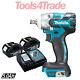 Makita Dtw285z 18v Brushless 1/2in Impact Wrench With 2 X 5ah Batteries Charger