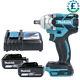 Makita Dtw285z 18v Brushless Impact Wrench Body With 2 X 5ah Batteries & Charger