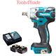 Makita Dtw285z 18v Brushless Impact Wrench With 2 X 3ah Bl1830 Batteries Charger