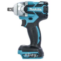 Makita DTW285Z 18V Brushless Impact Wrench With 2 x 5Ah Batteries, Charger & Case