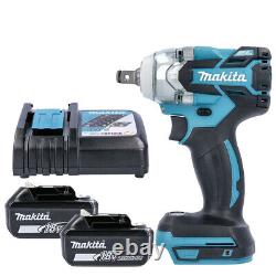 Makita DTW285Z 18V LXT Cordless Brushless 1/2 inch Impact Wrench With 2 x 5.0