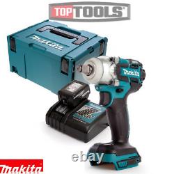 Makita DTW285 18V Brushless Impact Wrench 1 x 5Ah Battery, Charger, Case, Inlay