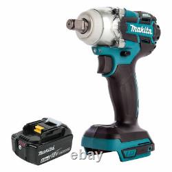Makita DTW285 18V Brushless Impact Wrench Body With 1 x 6Ah Battery