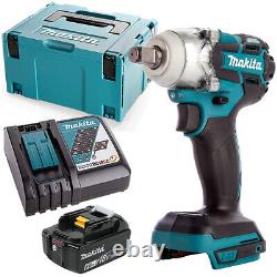 Makita DTW285 18V Brushless Impact Wrench With 1 x 6.0Ah Battery, Charger & Case