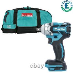 Makita DTW285 18V Brushless Impact Wrench With LXT600 6 Pocket Bag