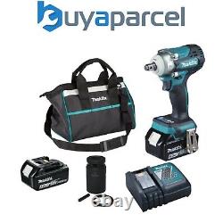 Makita DTW300TX2 18v LXT Brushless Impact Wrench 1/2 Drive 4 Speed 2 x 5.0ah