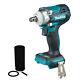 Makita Dtw300z 18v 1/2 Brushless Impact Wrench Body With 21mm Impact Socket