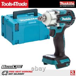 Makita DTW300Z 18V LXT Brushless Impact Wrench 1/2 Drive & Makpac Type 3 Case