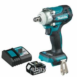 Makita DTW300Z 18V LXT Brushless Impact Wrench with 1 x 5.0Ah Battery & Charger