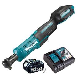 Makita DWR180Z 18V LXT Cordless Ratchet Wrench with 1 x 5.0Ah Battery & Charger