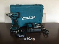 Makita Impact Wrench DTW285 18v Brushless With 2 x Batteries, Charger & Case