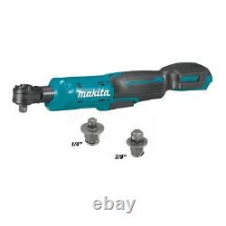 Makita WR100DZ 12V Max CXT Cordless Ratchet Wrench Angle Bare + Makpac Case