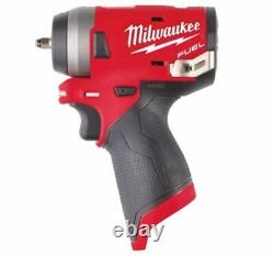 Milwaukee 12v Fuel Compact Impact Wrench 1/4 M12fiw14 Body Only (02)