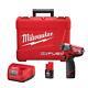 Milwaukee 2452-22 M12 Fuel 1/4 Impact Wrench Kit With 2 Batteries & Charger New
