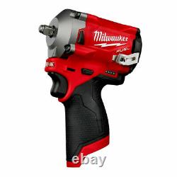 Milwaukee 2554-20 M12 3/8 Drive Fuel Stubby Impact Wrench Bare Tool