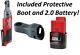 Milwaukee 2557-20 M12 Fuel 3/8 Drive Ratchet With Protective Boot & 2.0 Battery