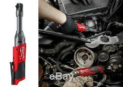 Milwaukee 2559-20 M12 FUEL 1/4 Extended Reach Ratchet Bare Tool Brushless New