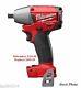 Milwaukee 2755-20 M18 Fuel 1/2 Compact Impact Wrench With Pin Detent Tool Only