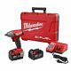 Milwaukee 2755-22 M18 Fuel 1/2 Compact Detent Pin Impact Wrench Kit With(2) 5ah B