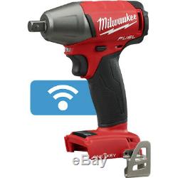 Milwaukee 2759-20 M18 FUEL 18V 1/2 Compact Impact Wrench Kit with Clip & One Key