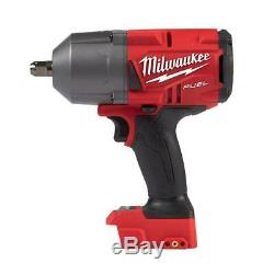 Milwaukee 2766-20 M18 FUEL High Torque ½ Impact Wrench with Pin Detent Tool O