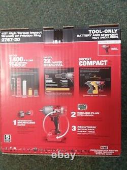 Milwaukee 2767-20 M18 Fuel 1/2 Impact Wrench Brushless Friction Ring Tool New