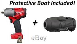 Milwaukee 2852-20 M18 FUEL Mid Torque 3/8 Drive Impact Wrench Gun With Boot