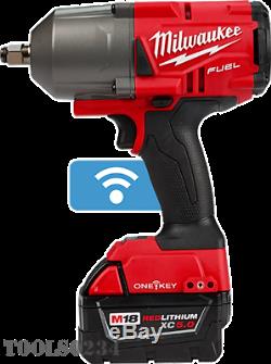 Milwaukee 2863-22 M18 FUEL with ONE-KEY Impact Wrench 1/2 Friction Ring Kit