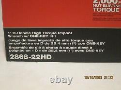 Milwaukee 2868-22HD M18 FUEL 18V 1 D-Handle High Torque Impact Wrench Kit NISB