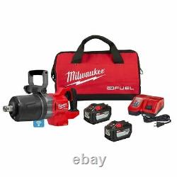 Milwaukee 2868-22HD M18 FUEL 1 D-Handle Impact Wrench Kit with(2) 12Ah batteries