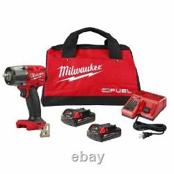 Milwaukee 2960-22CT M18 FUEL 3/8 Impact Wrench withFriction Ring CP2.0 Kit