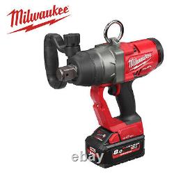 Milwaukee 4933459734 18V 2x8Ah 1in High Torque Impact Wrench