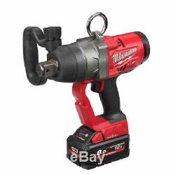 Milwaukee Impact Wrench M18ONEFHIWF1-802X 1 Inch 2 8.0Ah Batteries Charger Case