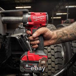 Milwaukee Impact Wrench with Friction Ring M18 FIW2F380X FUEL 3/8 Compact in HD