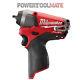 Milwaukee M12ciw14-0 12v Fuel Compact 1/4 Impact Wrench (body Only)