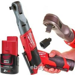 Milwaukee M12FIR12-0 12v 1/2 Impact Wrench Ratchet Cordless with Battery M12B2