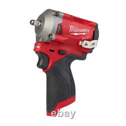 Milwaukee M12FIW38-0 12V M12 FUEL 3/8in Impact Wrench with Excel 12 Tote Bag