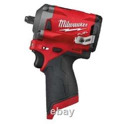 Milwaukee M12FIW38-0 12v 3/8 Stubby Impact Wrench Cordless Sub Compact Body Only