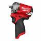 Milwaukee M12fiw38-0 12v 3/8 Stubby Impact Wrench Cordless Sub Compact Body Only