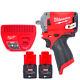 Milwaukee M12fiw38 12v Li-ion 3/8in Impact Wrench With 2 X 2.0ah Batteries &