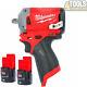 Milwaukee M12fiw38 12v Li-ion Fuel 3/8 Impact Wrench With 2 X 2.0ah Batteries